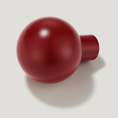 Plank Hardware BOBBIN Knob - Burgundy