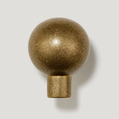 Plank Hardware BOBBIN Single Fixing Hook - Aged Brass