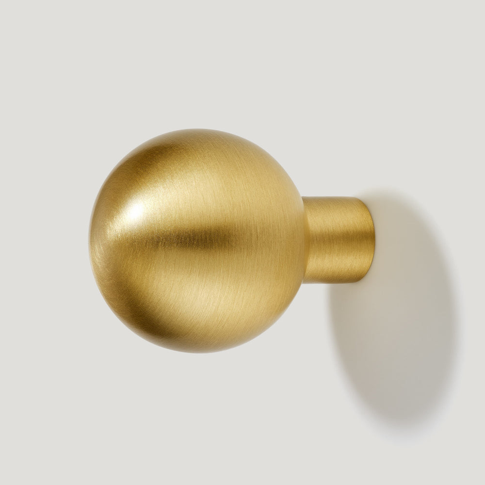 BOBBIN Single Fixing Hook - Brass