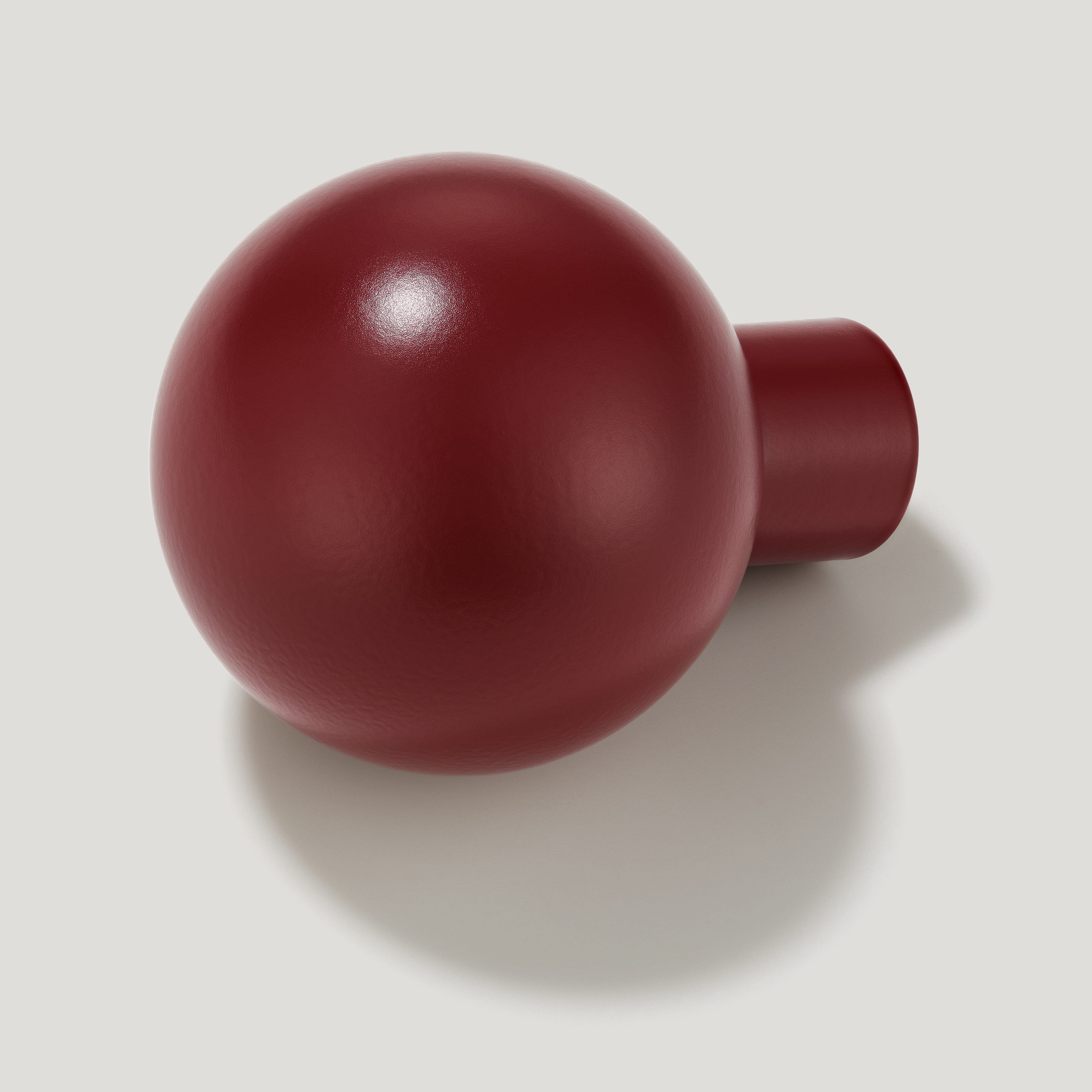 Plank Hardware BOBBIN Single Fixing Hook - Burgundy