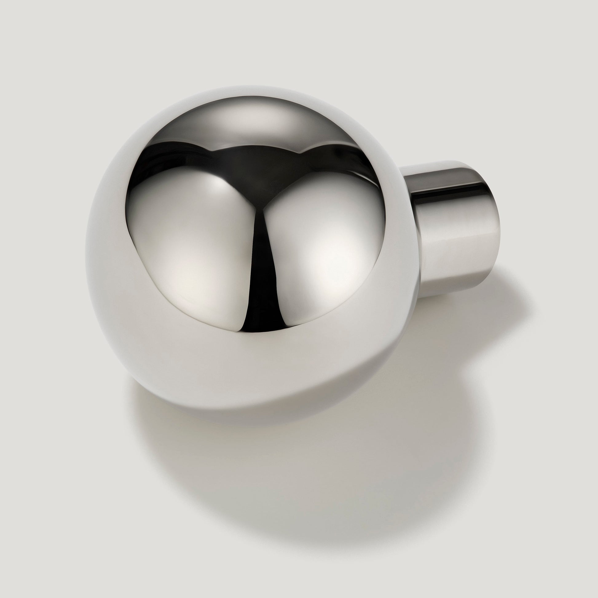 Plank Hardware BOBBIN Single Fixing Hook - Polished Nickel