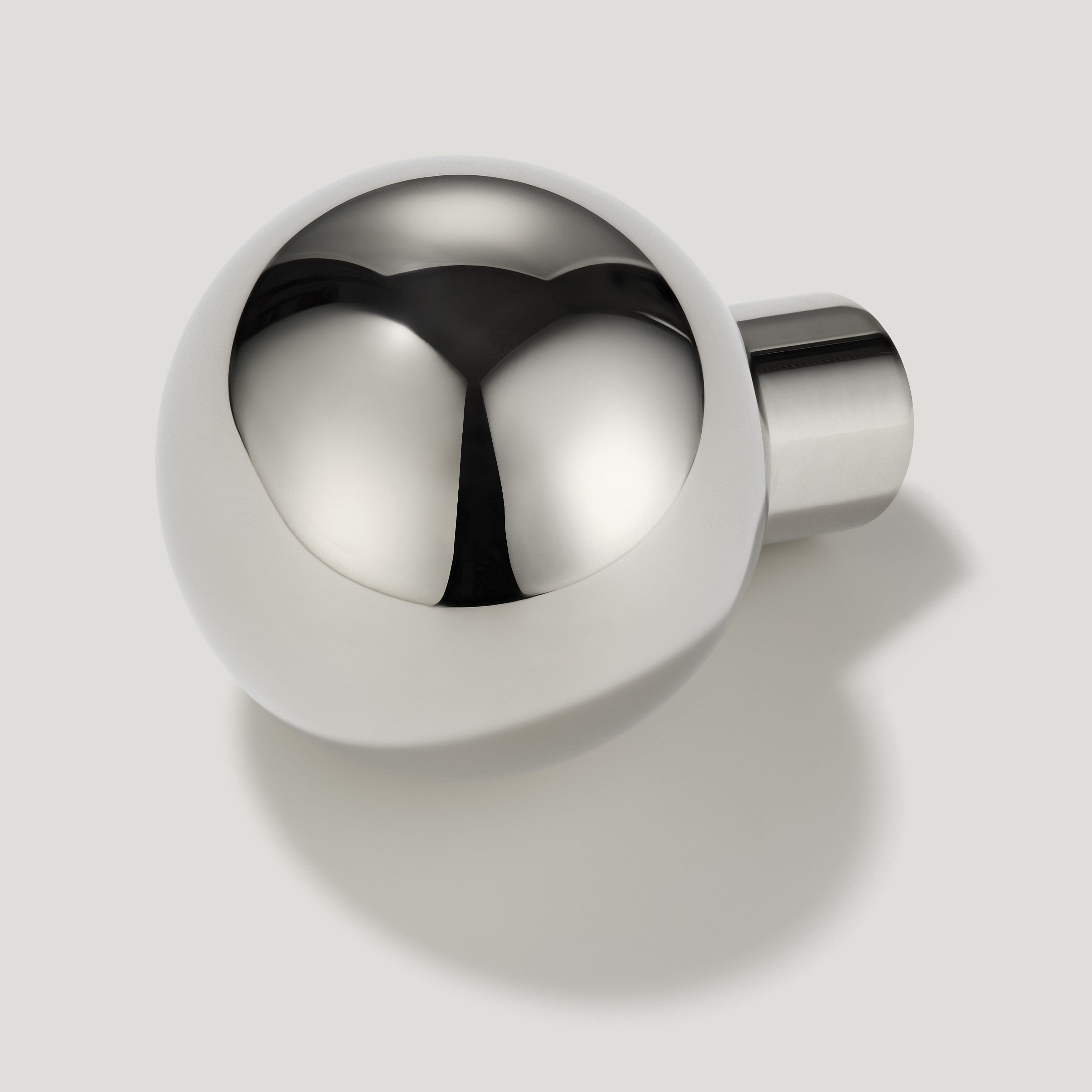 Plank Hardware BOBBIN Single Fixing Hook - Polished Nickel