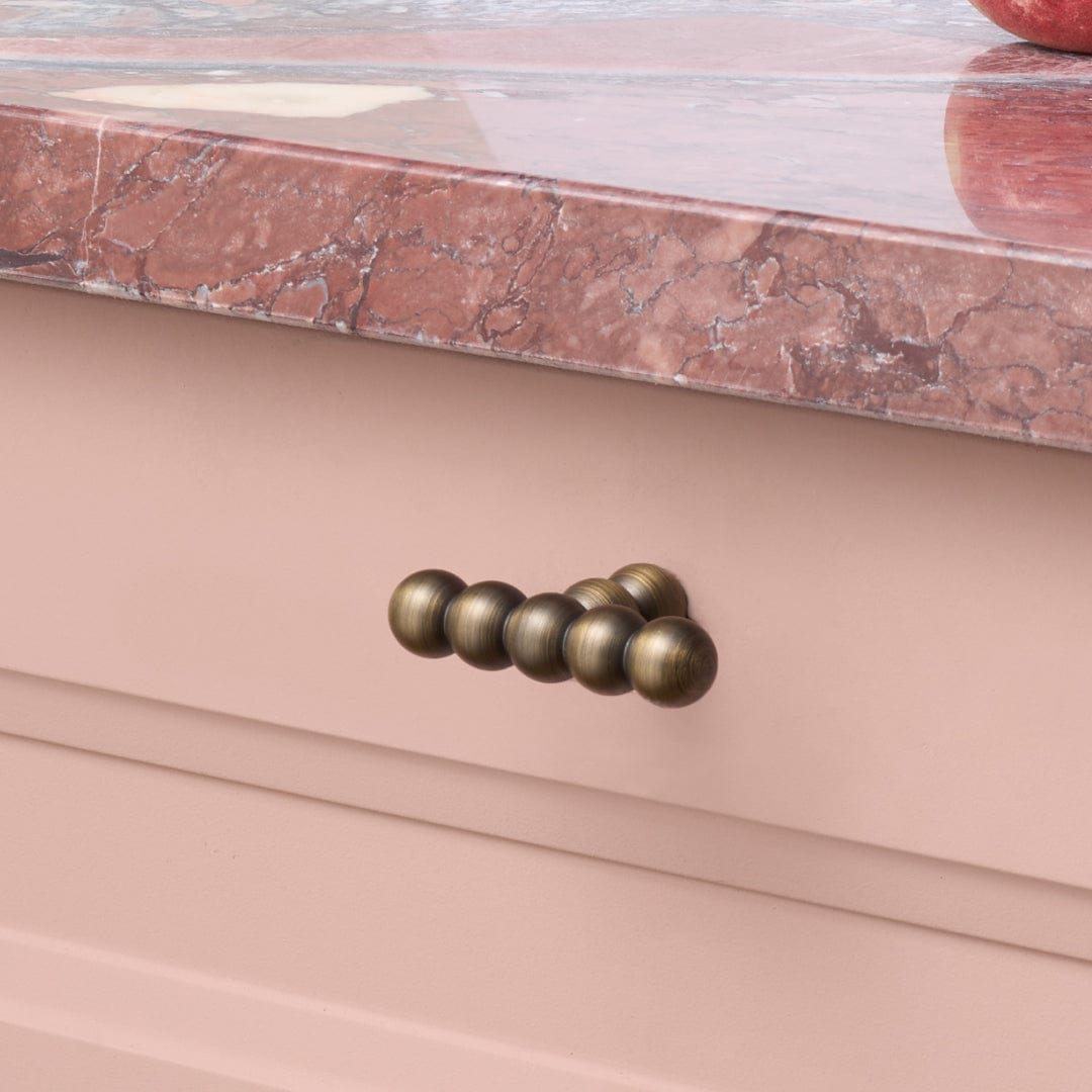 Plank Hardware BOBBIN Single T Pull - Antique Brass