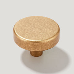 Plank Hardware cabinet knob only hudson shaker cabinet knob aged brass 42975702253847