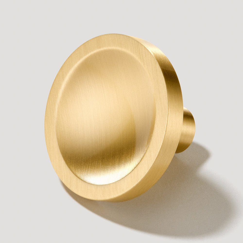 CAVE Round Cabinet Knob - Brass