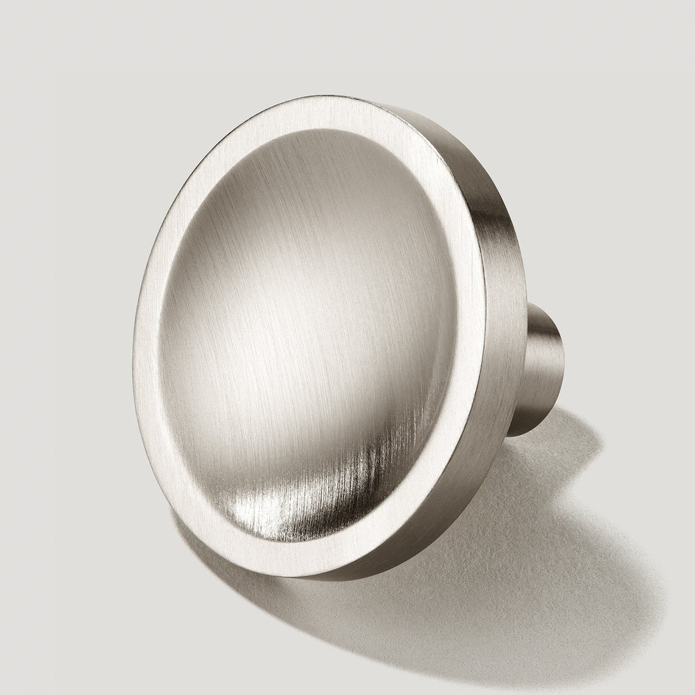 CAVE Round Cabinet Knob - Satin Nickel