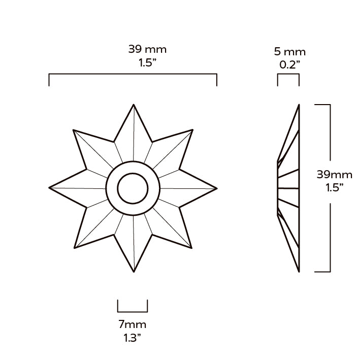 Plank Hardware CECELIA Backplate - Unlacquered Brass