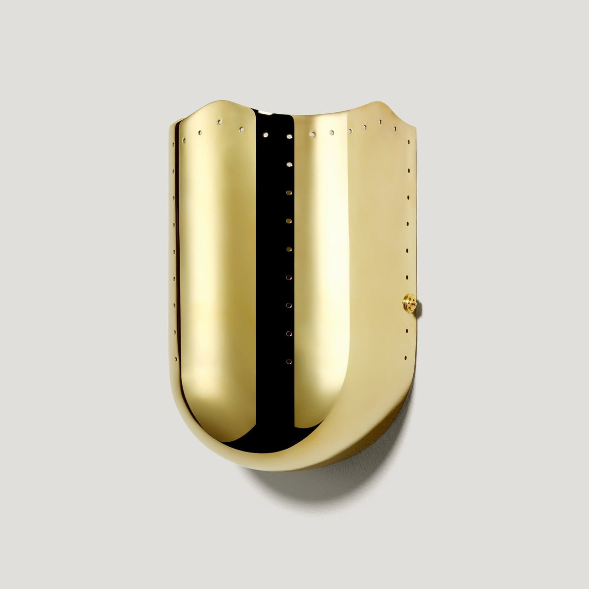 Plank Hardware DOMINO Flush Wall Sconce - Polished Brass
