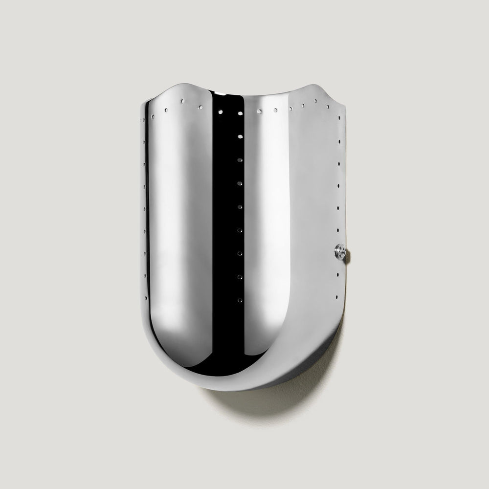 Plank Hardware DOMINO Flush Wall Sconce - Polished Chrome