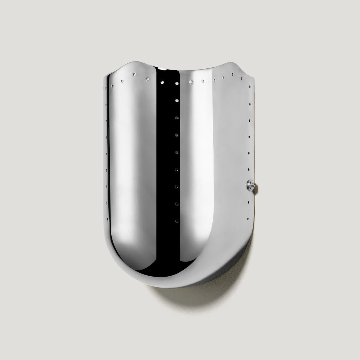 Plank Hardware DOMINO Flush Wall Sconce - Polished Chrome