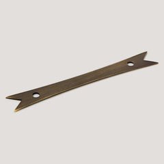 Plank Hardware ELIZA Pull with Ribbon Backplate - Antique Brass