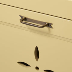 Plank Hardware ELIZA Pull with Ribbon Backplate - Antique Brass