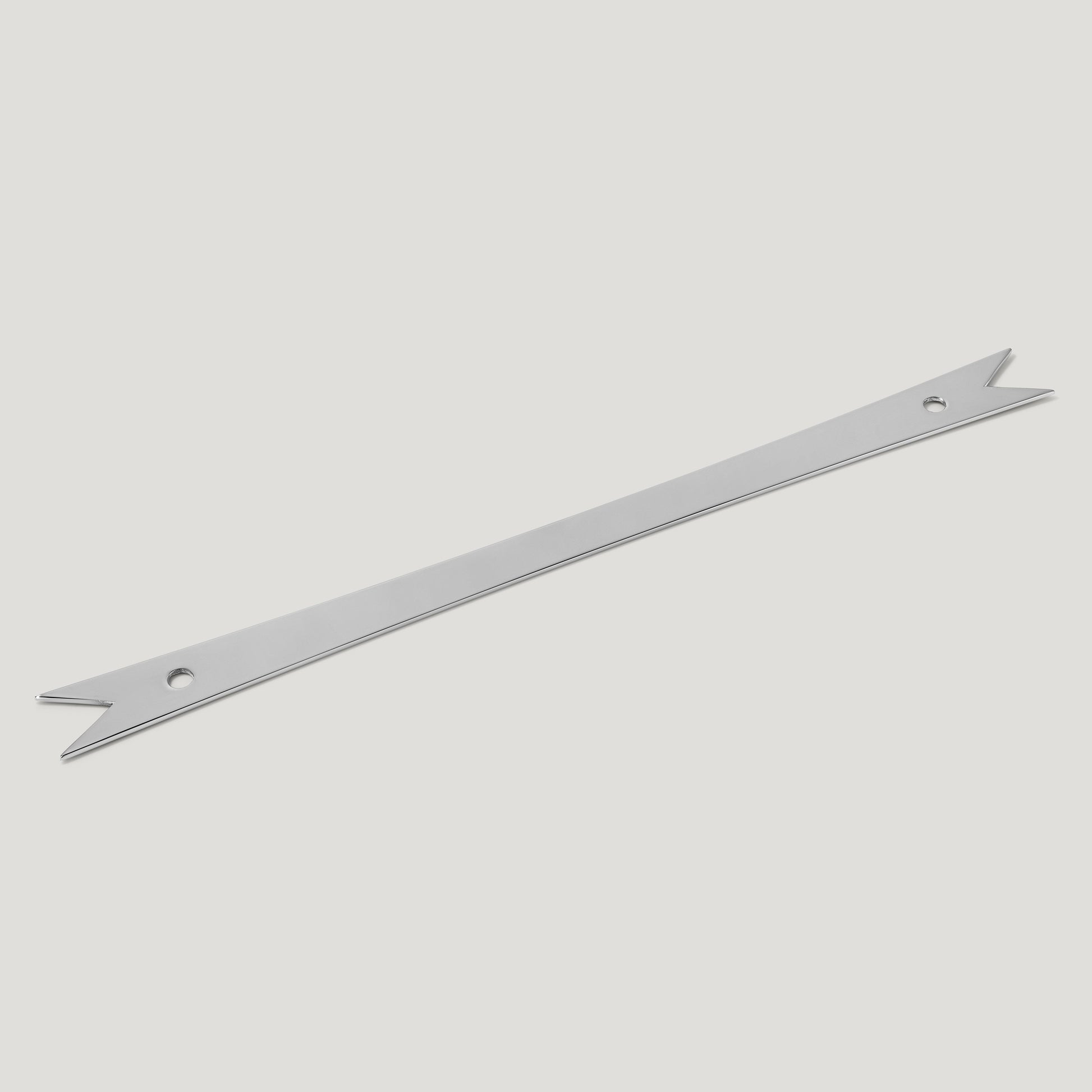 Plank Hardware ELIZA Pull with Ribbon Backplate - Polished Nickel