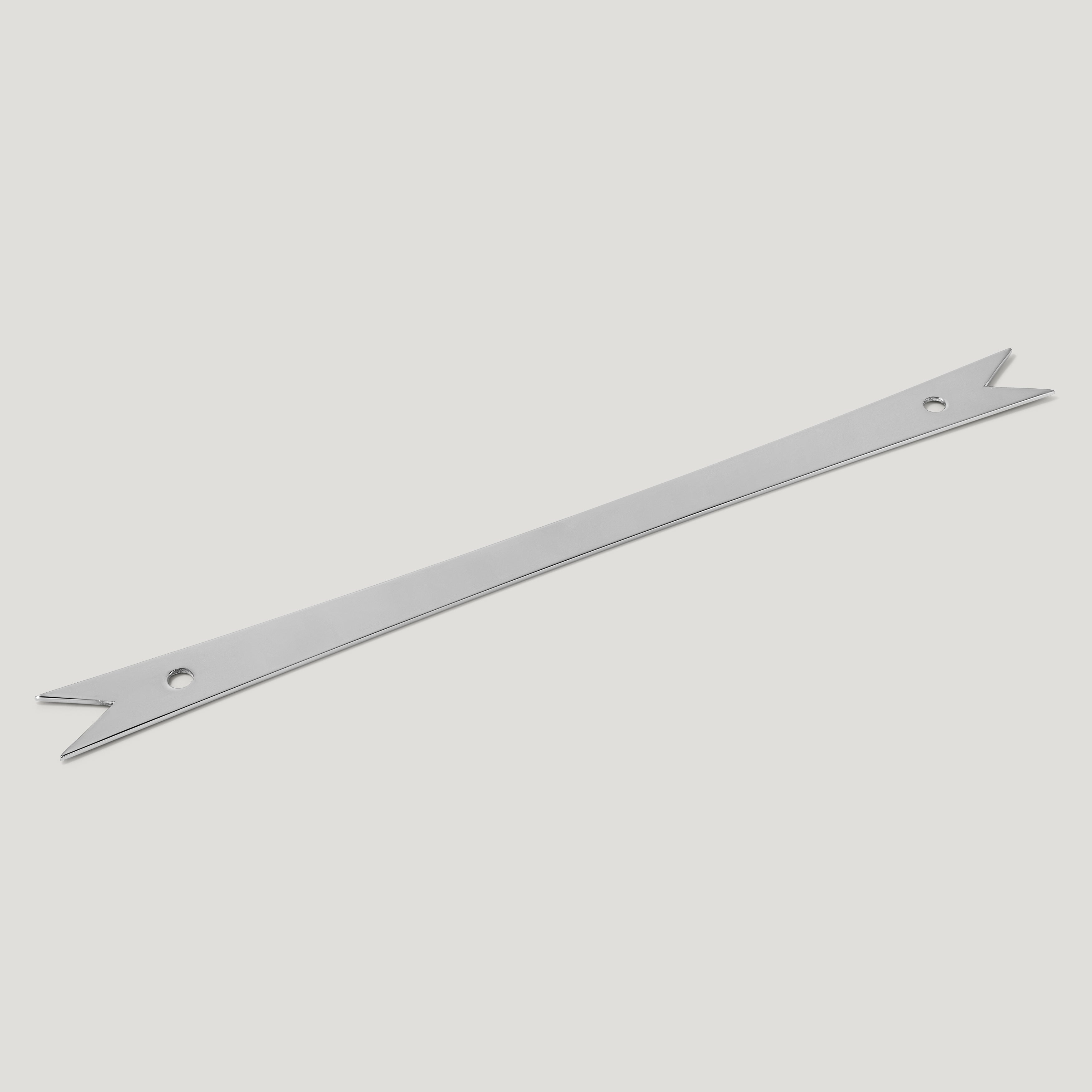 Plank Hardware ELIZA Pull with Ribbon Backplate - Polished Nickel