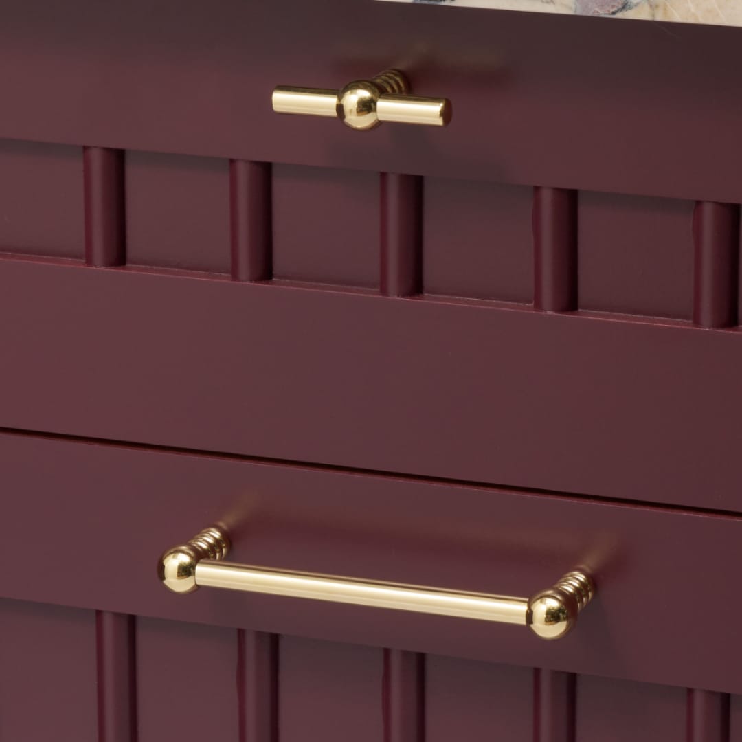Plank Hardware ESBEN D Bar Pull - Unlacquered Brass