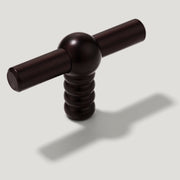 Plank Hardware ESBEN Single T Pull - Blackened Bronze