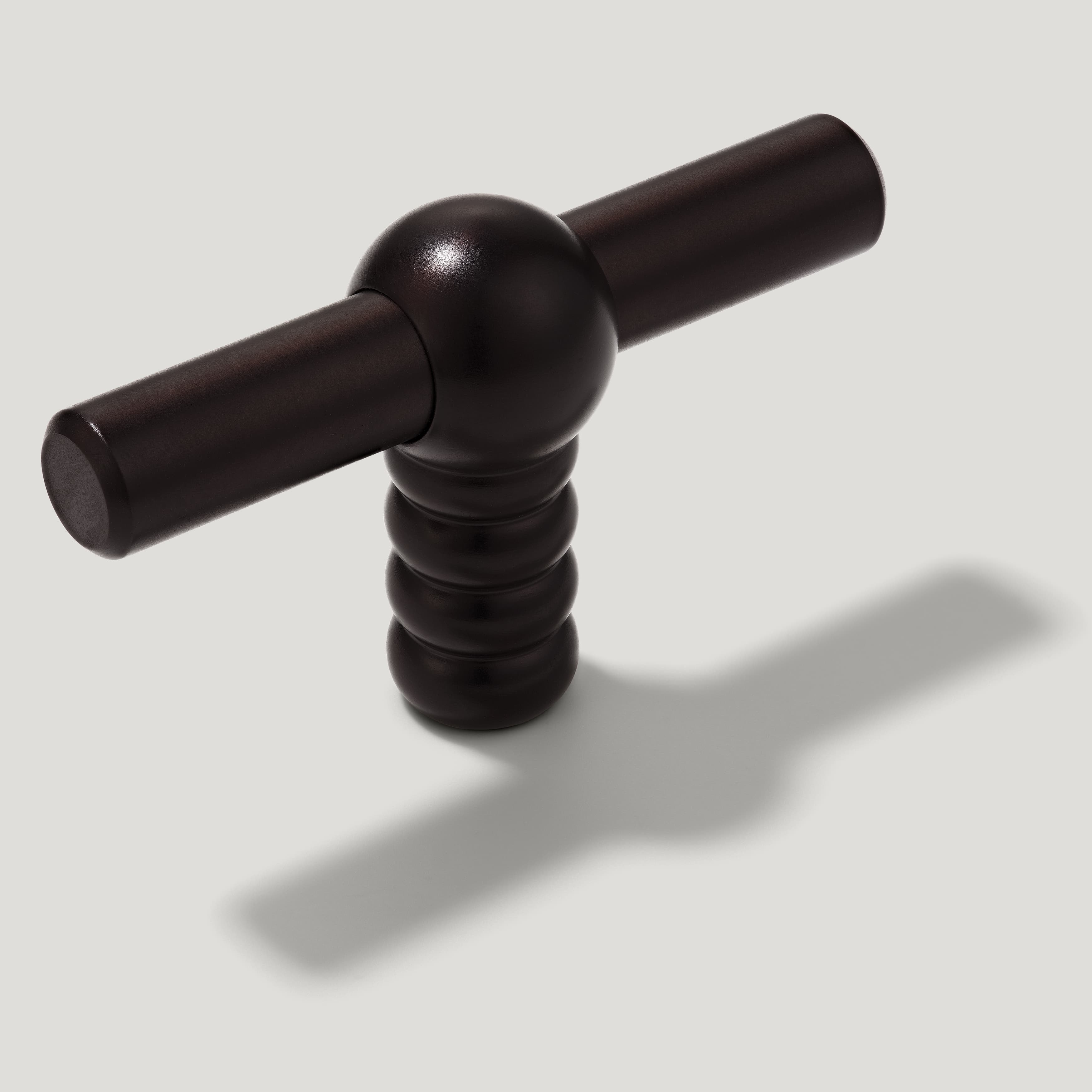 Plank Hardware ESBEN Single T Pull - Blackened Bronze