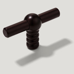Plank Hardware ESBEN Single T Pull - Blackened Bronze