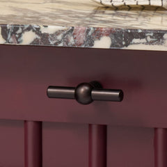 Plank Hardware ESBEN Single T Pull - Blackened Bronze
