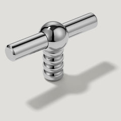 Plank Hardware ESBEN Single T Pull - Polished Nickel