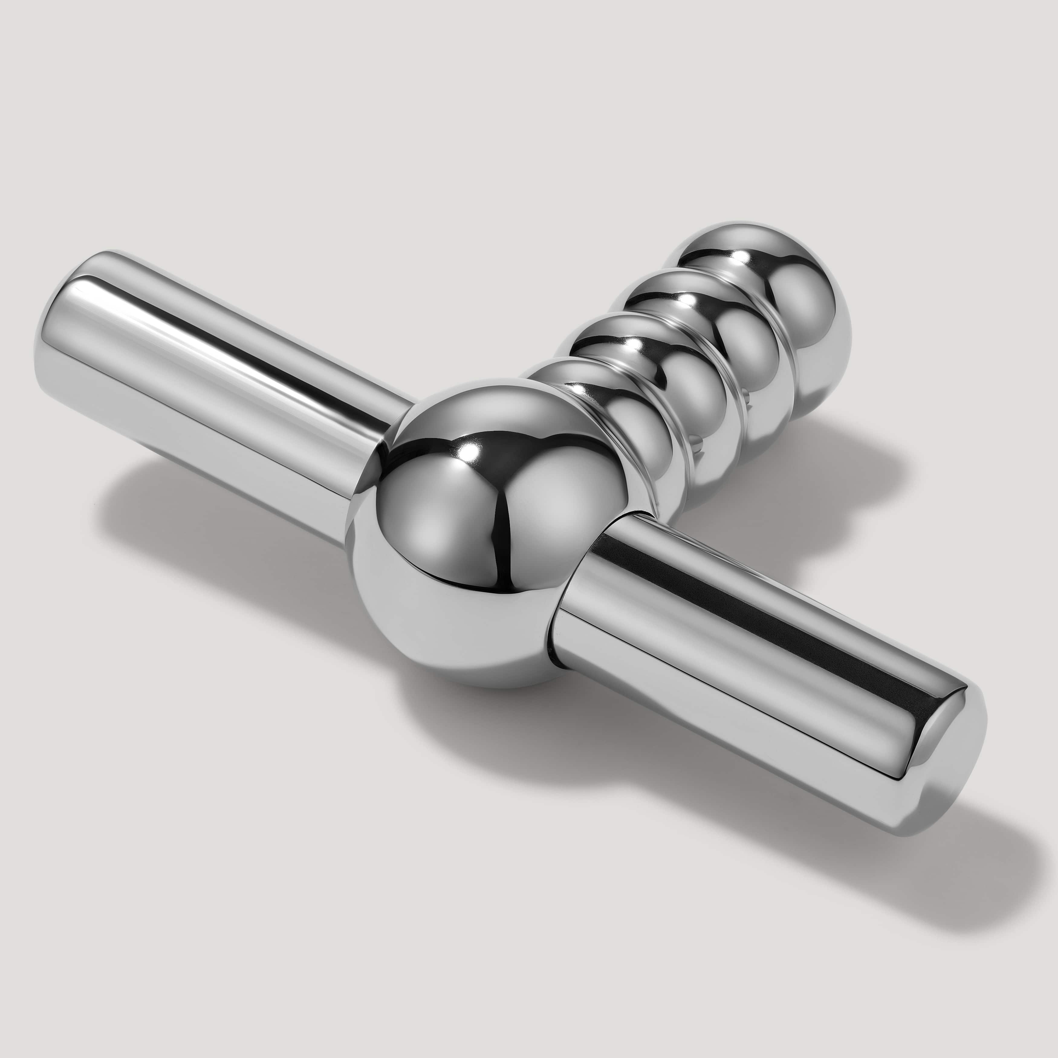 Plank Hardware ESBEN Single T Pull - Polished Nickel