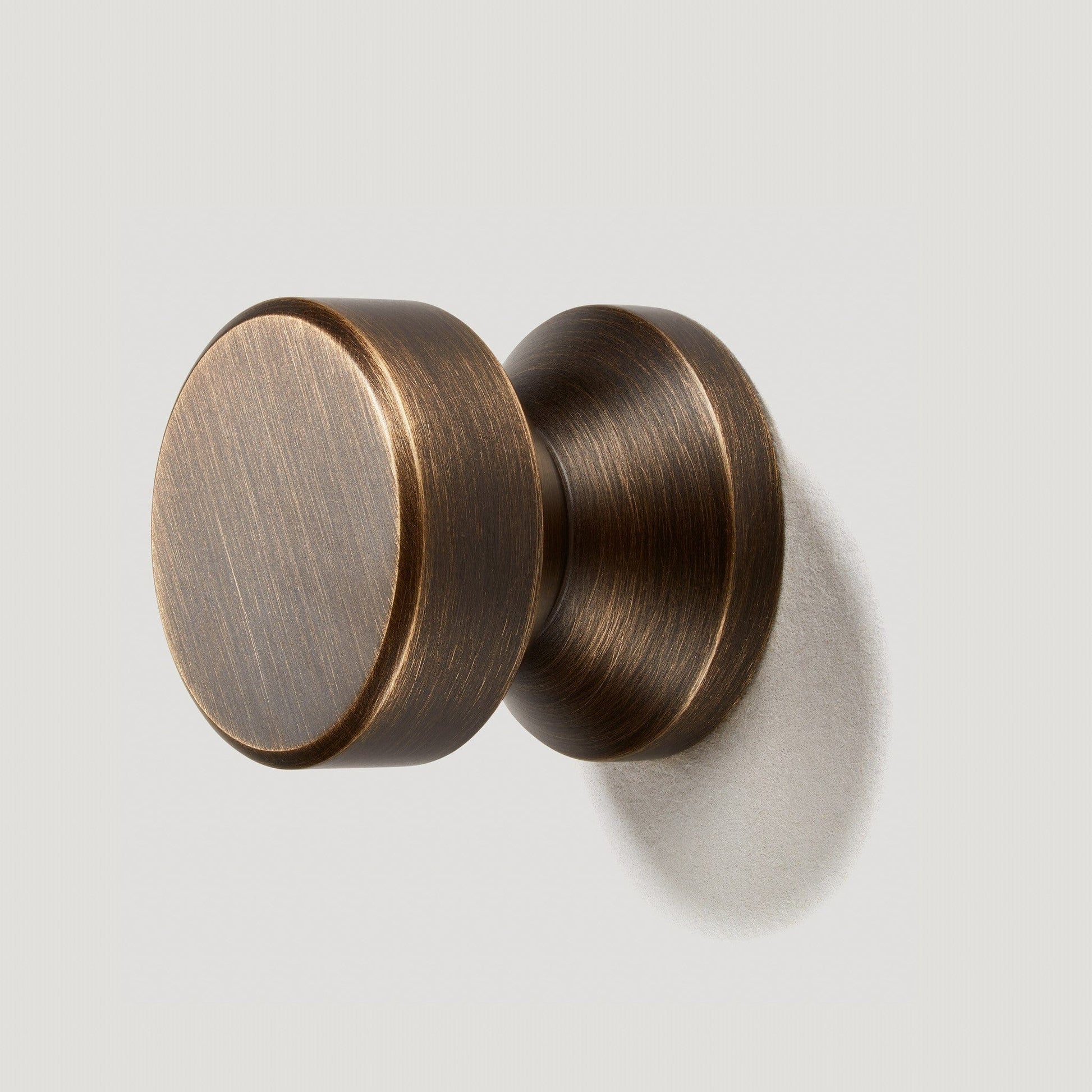 Plank Hardware FELIX Round Wall Hook - Antique Brass