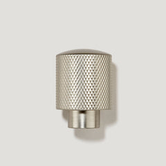 Plank Hardware franklin knurled button cabinet knob satin nickel 40203645157655