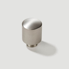 Plank Hardware FRANKLIN Knurled Button Cabinet Knob - Stainless Steel