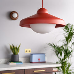 Plank Hardware freya pendant shade light rust red 45602712060183