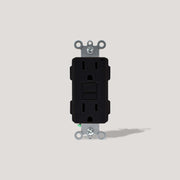 Plank Hardware GFCI Power Outlet 15A - Black