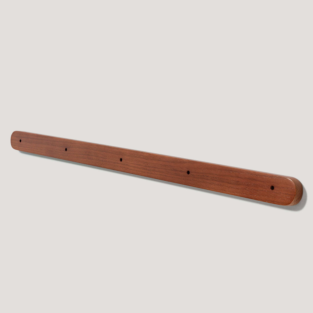 GRADY Wooden Hook Backplate - Dark Oak