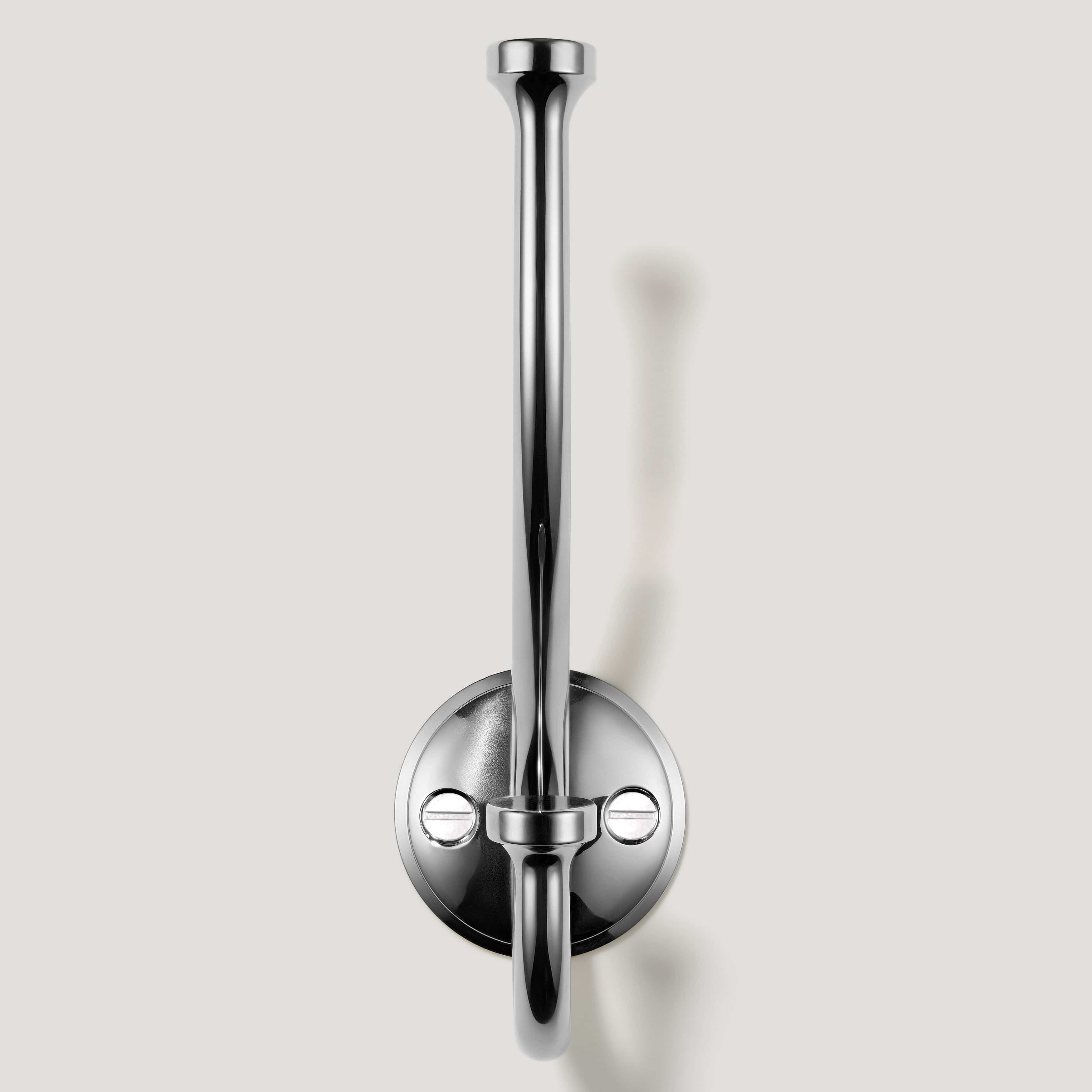 Plank Hardware GRAYSON Shaker Double Fixing Hook - Polished Nickel