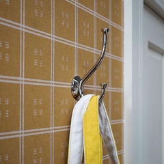 Plank Hardware GRAYSON Shaker Double Fixing Hook - Polished Nickel