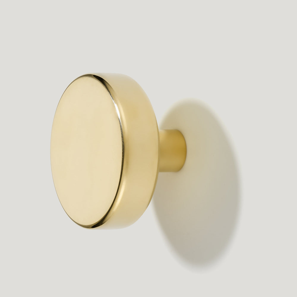 GRAYSON Shaker Hook - Unlacquered Brass