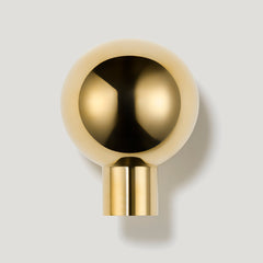 Plank Hardware HALLEY Knob - Unlacquered Brass