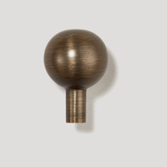 Plank Hardware halley sphere cabinet knob antique brass 41744779936023