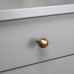 Plank Hardware halley sphere cabinet knob antique brass 41804004360471