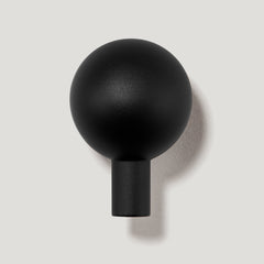 Plank Hardware halley sphere cabinet knob black 42425035260183