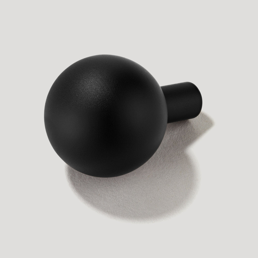 HALLEY Ball Cabinet Knob - Black