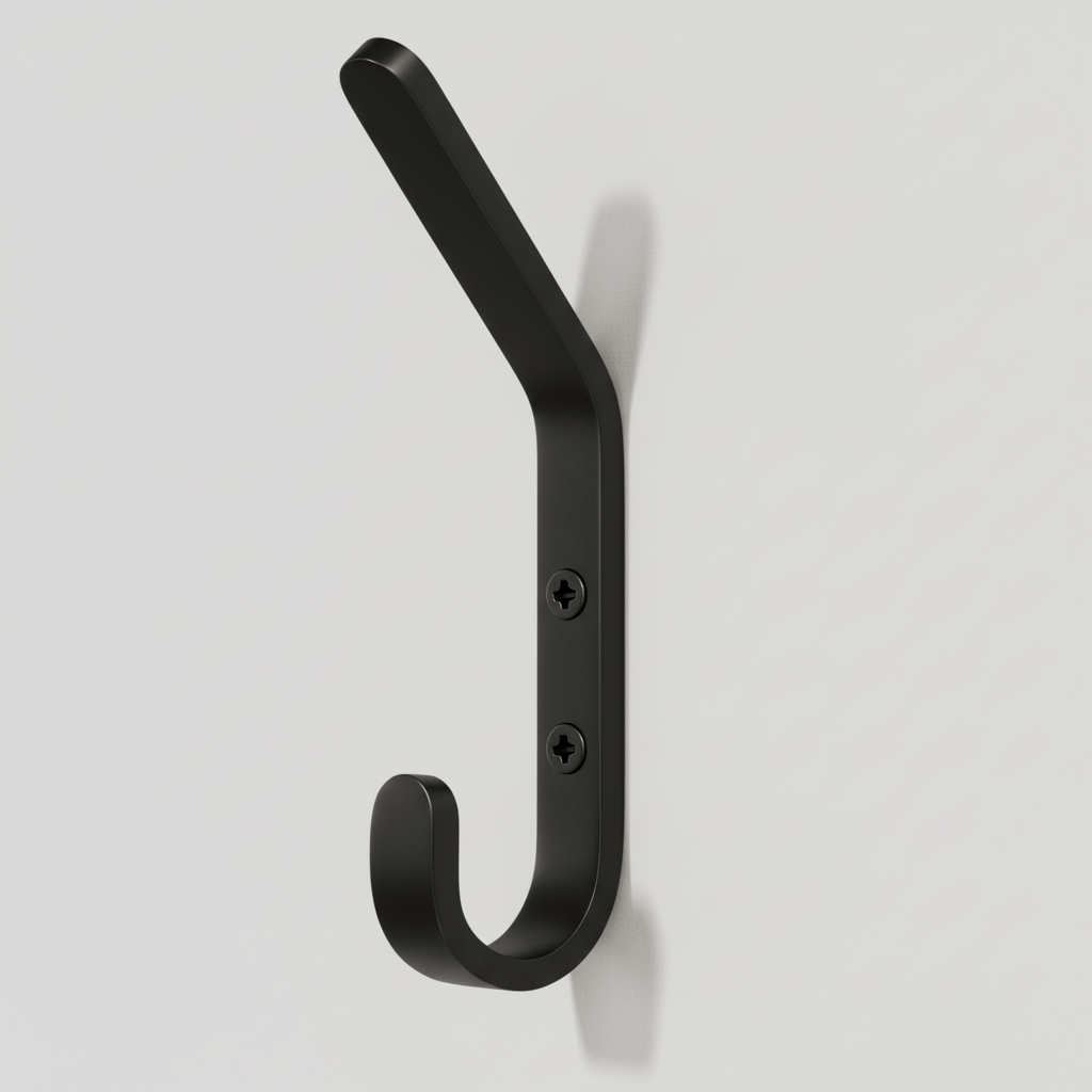 Plank Hardware HOFFMAN 6" Hook - Black