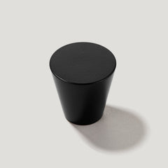 Plank Hardware hubble tapered knob black 43162047643927