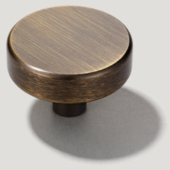 Plank Hardware HUDSON 36mm Knob - Antique Brass