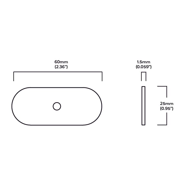 Plank Hardware HUDSON Knob - Polished Nickel