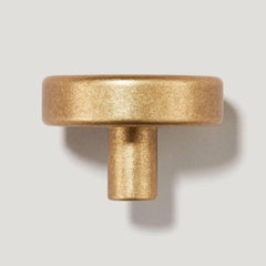 Plank Hardware hudson shaker cabinet knob aged brass 42975702188311