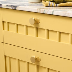 Plank Hardware HUDSON Shaker Cabinet Knob - Brass