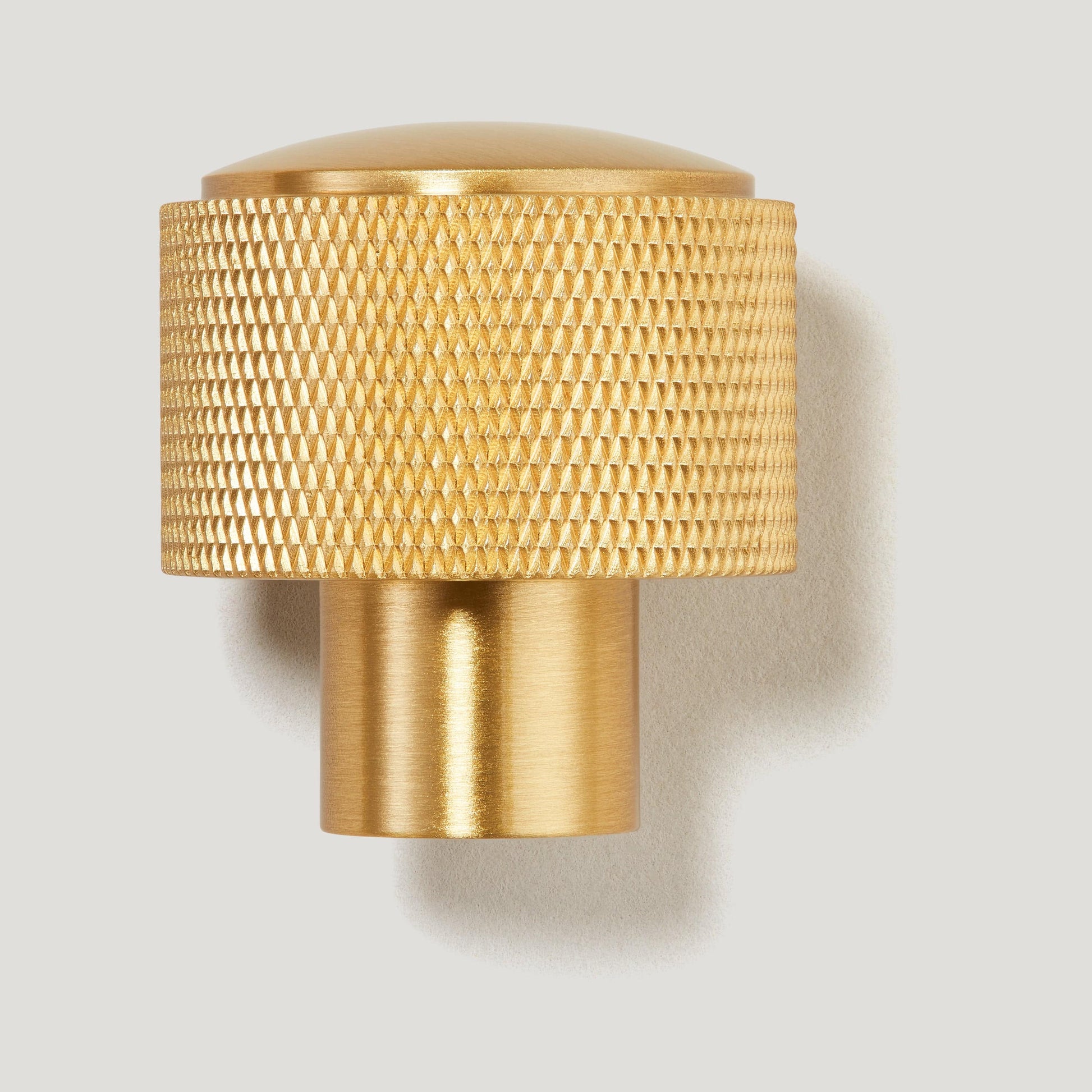 Plank Hardware humboldt knurled button cabinet knob brass 41156745593111