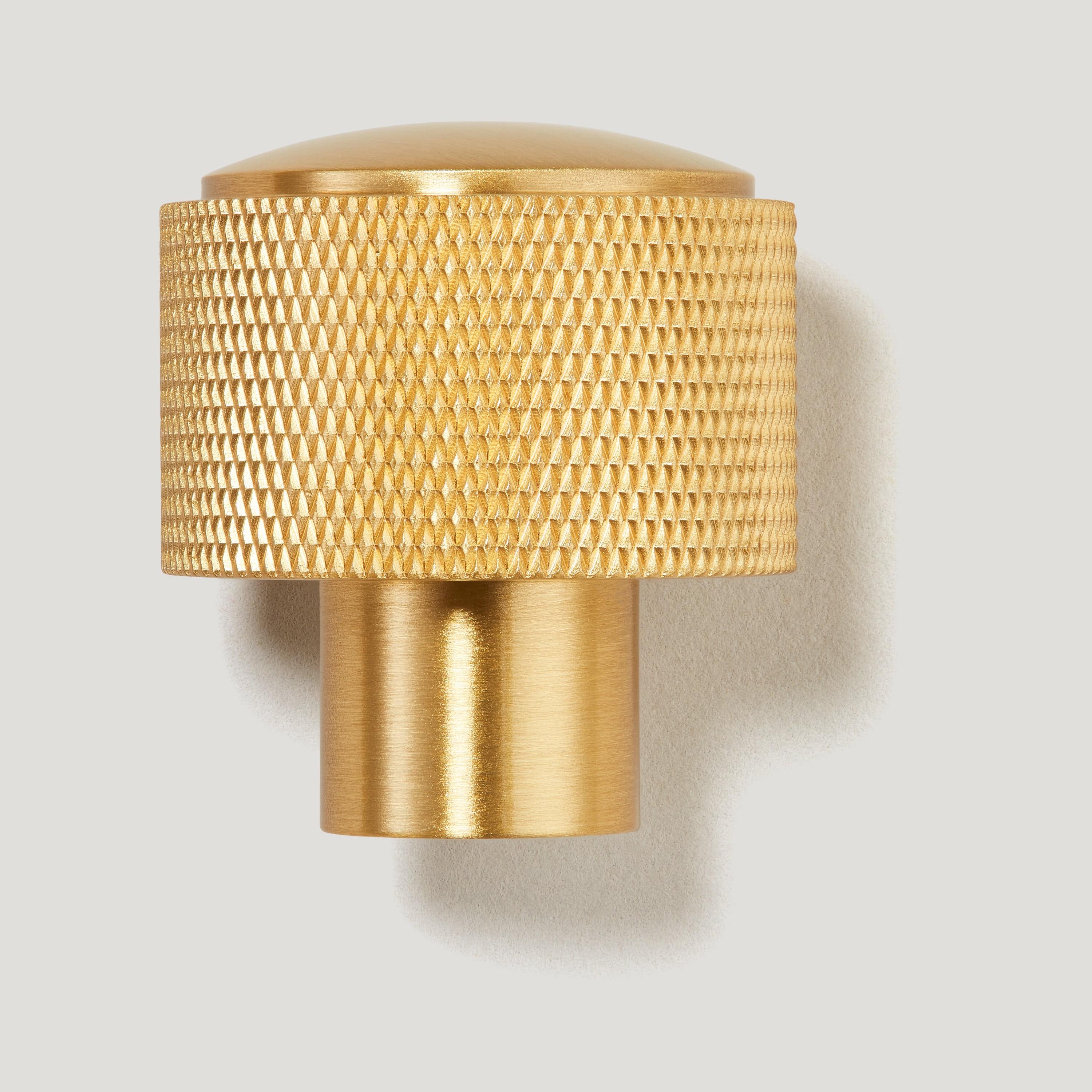 Plank Hardware humboldt knurled button cabinet knob brass 41156745593111