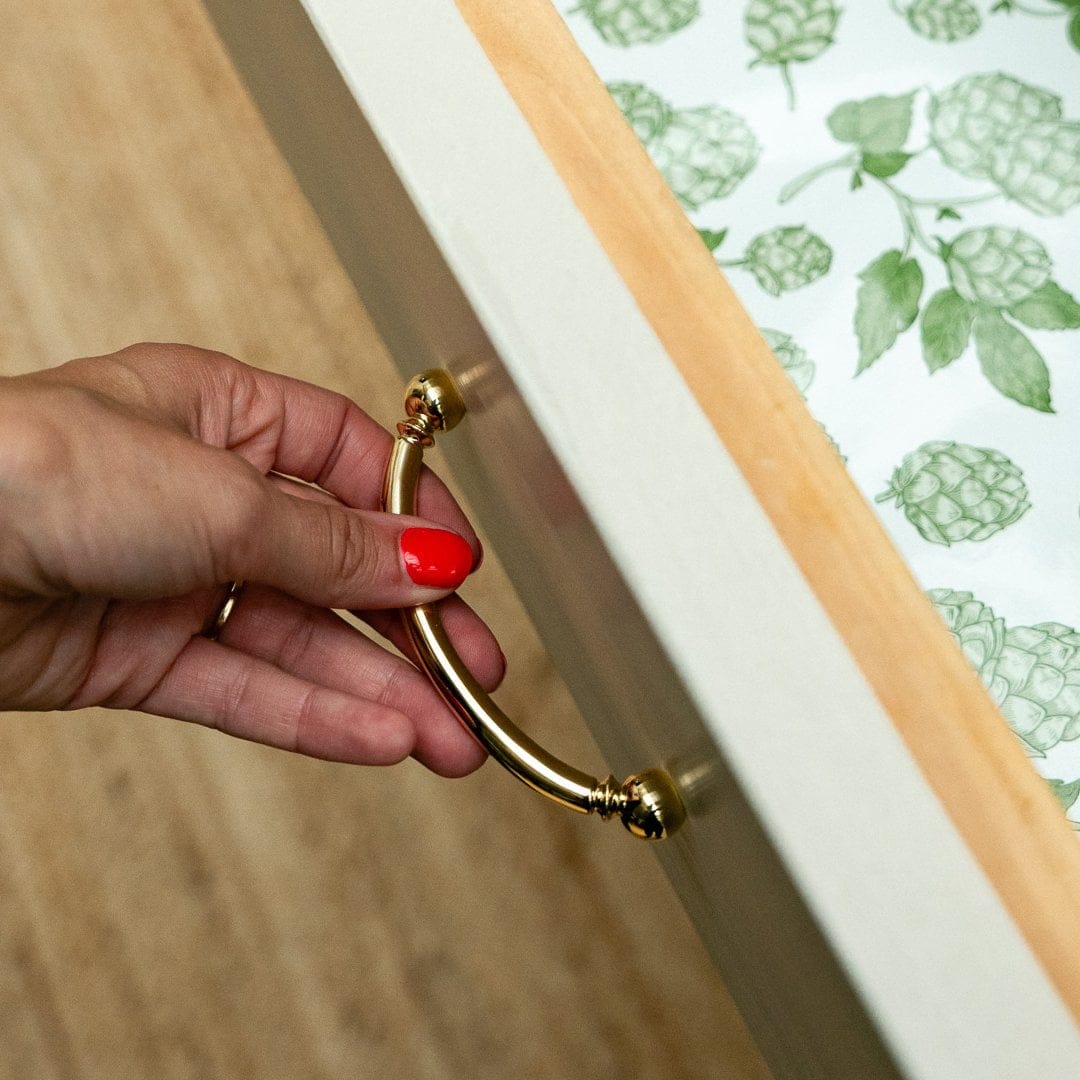 Plank Hardware JAMES Pull - Unlacquered Brass