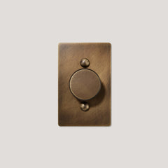 JASPER 1G Dimmer Light Switch - Antique Brass