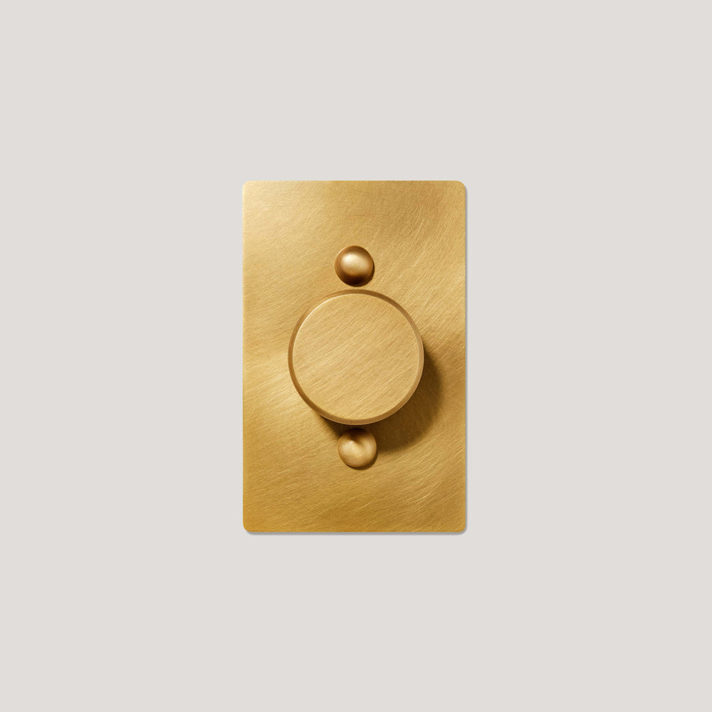 JASPER 1G Dimmer Switch - Heritage Brass